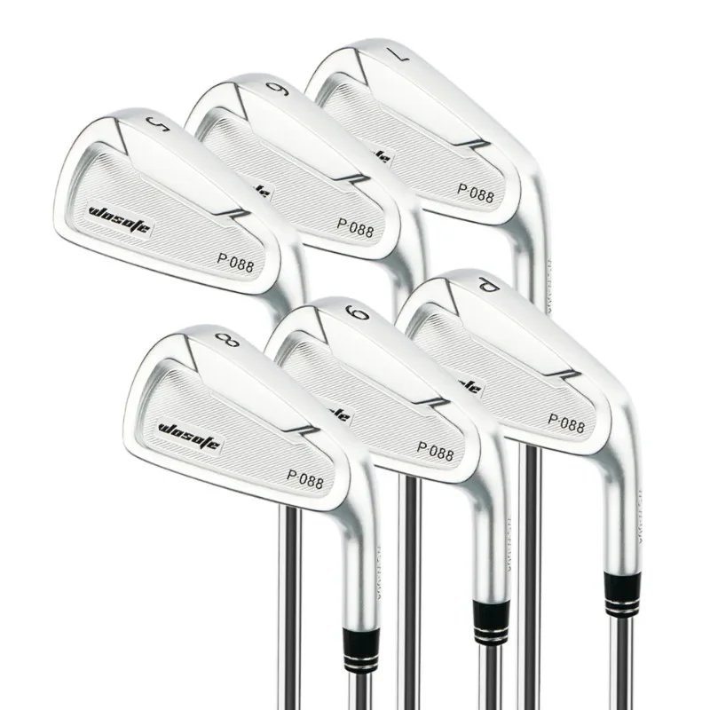 Ensemble de clubs de golf en acier, 6 clubs, pour hommes, femmes et étudiants du secondaire.