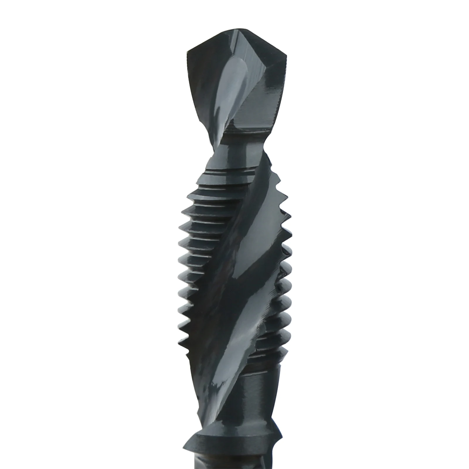 Gratis Ongkir 6Pcs HSS 4241สกรูโลหะ Set Mata Bor M3 M4 M5 M6 M8 M10สกรูด้ายเครื่องมือ hex Shank สำหรับโลหะ