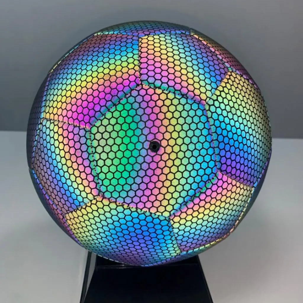 

Soccer Ball /5 Reflective Holographic Glowing in The Dark Gifts for Teenagers,