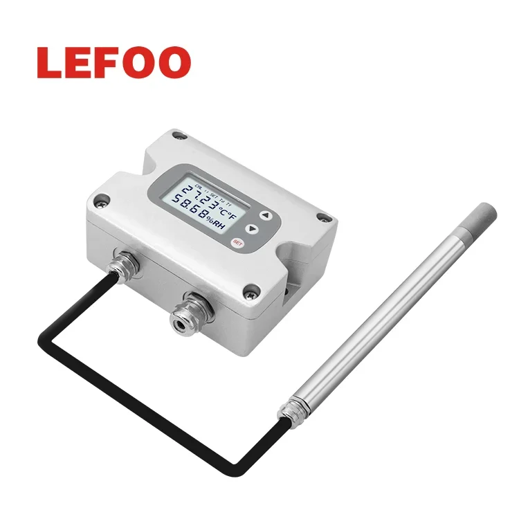 LEFOO LFH70 4~20ma pt100 Temperature Humidity Detector high Temperature Transmitter