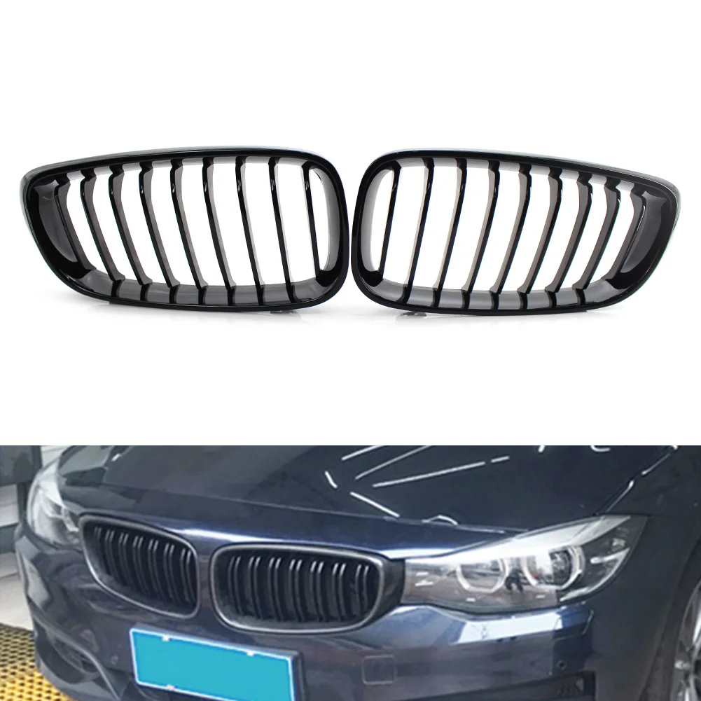 

Gloss Black Car Front Kidney Grille Racing Grills For BMW F34 3-Series 328i 330i 335i 340i GT xDrive