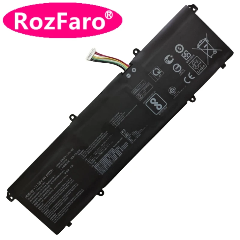 

RozFaro S433FL S521FA S4600F S5600F M3400QA M4600I M5600I Battery For Asus VivoBook S13 S333JA S15 S533FL M533IA S533EQ S533FA