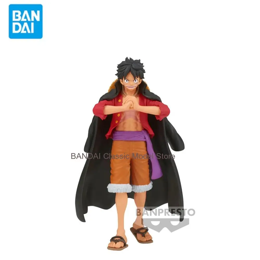 

Оригинальная коллекционная фигурка Banpresto One Piece 14 см, модель Луффи, игрушки для мальчиков, дропшиппинг