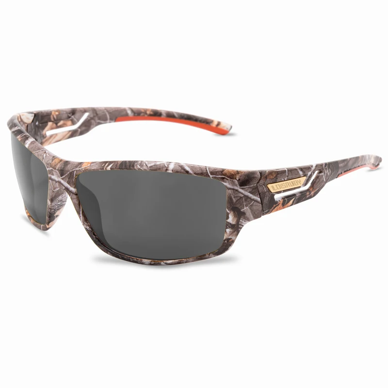 LOISRUBY Polarized Cycling Sunglasses Camouflage Driving Outdoor Sports Fishing Running Goggles UV400 Tacakle Eyewear