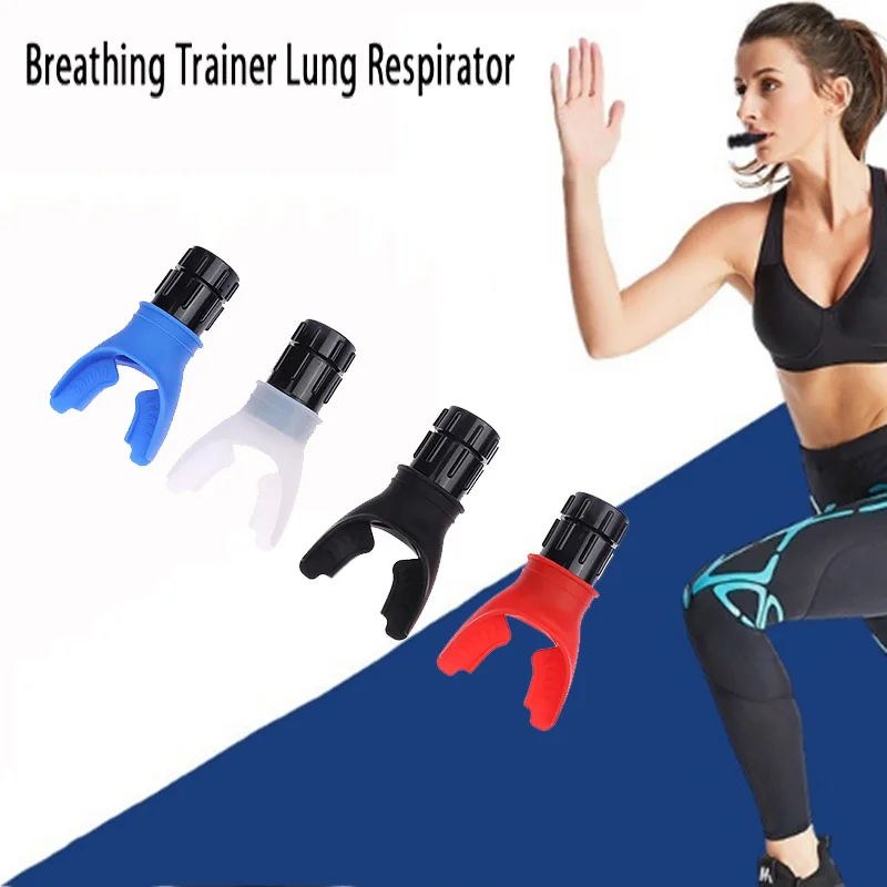 Lung Breathing Trainer Portable Vital Capacity Abdominal Exercise Fitness Tools Respirator Muscle Respiratory Outdoor Training