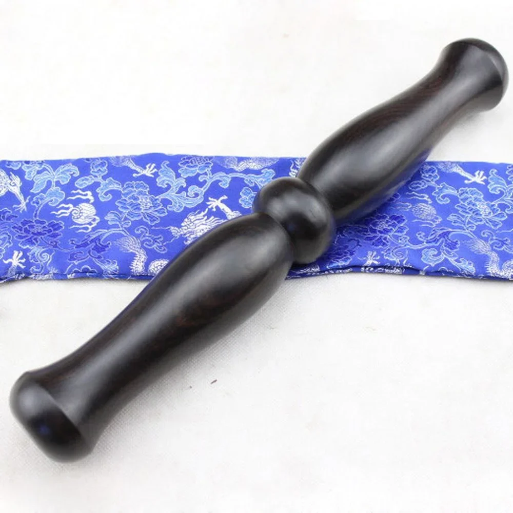 

High Quality Ebony Tai Chi Ruler Taiji Wooden Rods Stick Kung Fu/Martial Arts Bars