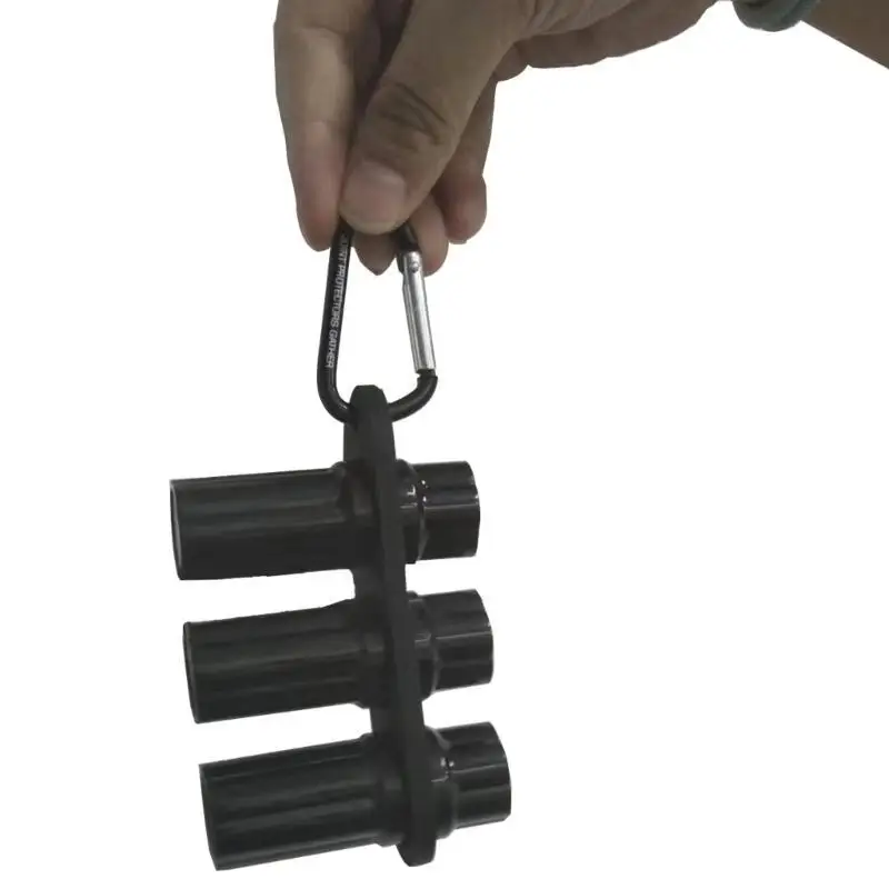 R6FE Billiard Cue يغطي حامل البلياردو معدات التدريب للاعب المحترف 3 Slot Pool Cue Coves Holder #5