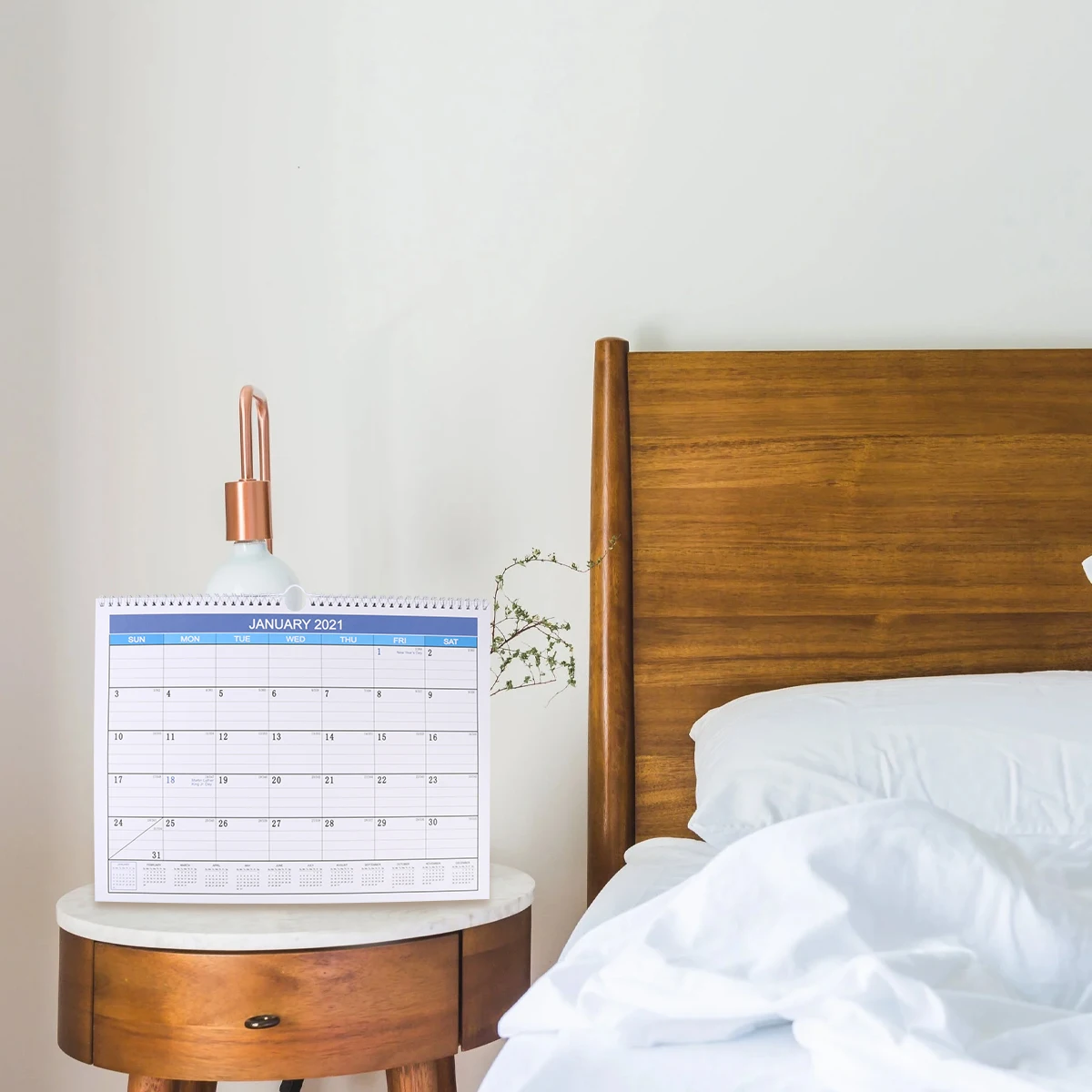 

1 шт., подвесной календарь на английском языке, 2021, складной настольный планировщик расписания для домашнего офиса, декор для учебы, расписания