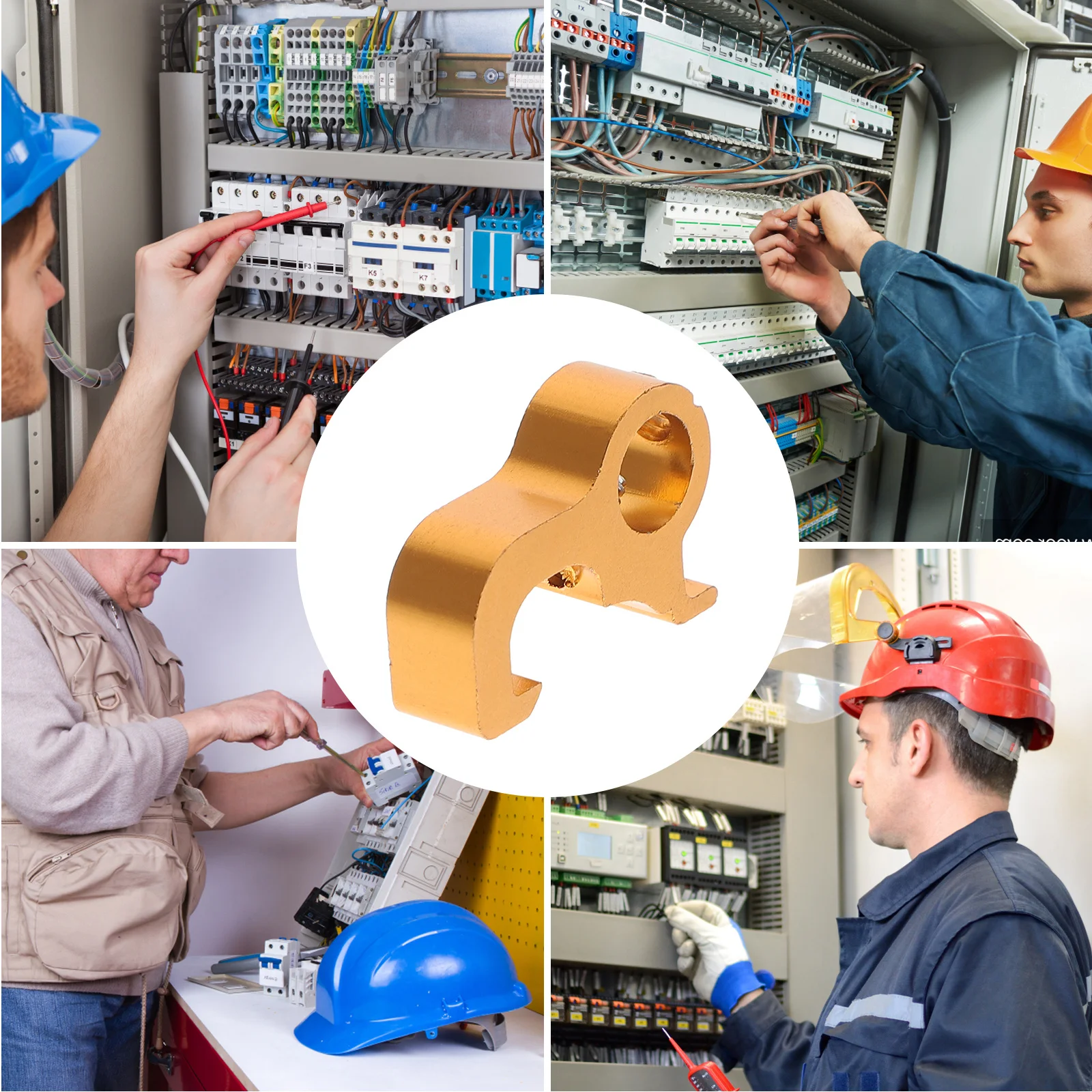 

Circuit Breaker Lockout Buckle Single Device Lockout Pin Industrial Safety Accessory for Electrical Maintenance