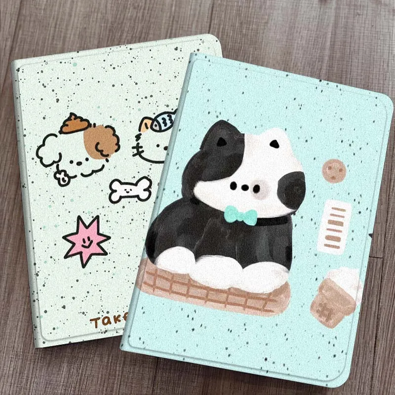 

Dog Cat Fresh Pattern For Samsung Galaxy Tab S7 S8 S9 S10 S11 FE Plus Lite Tablet Case