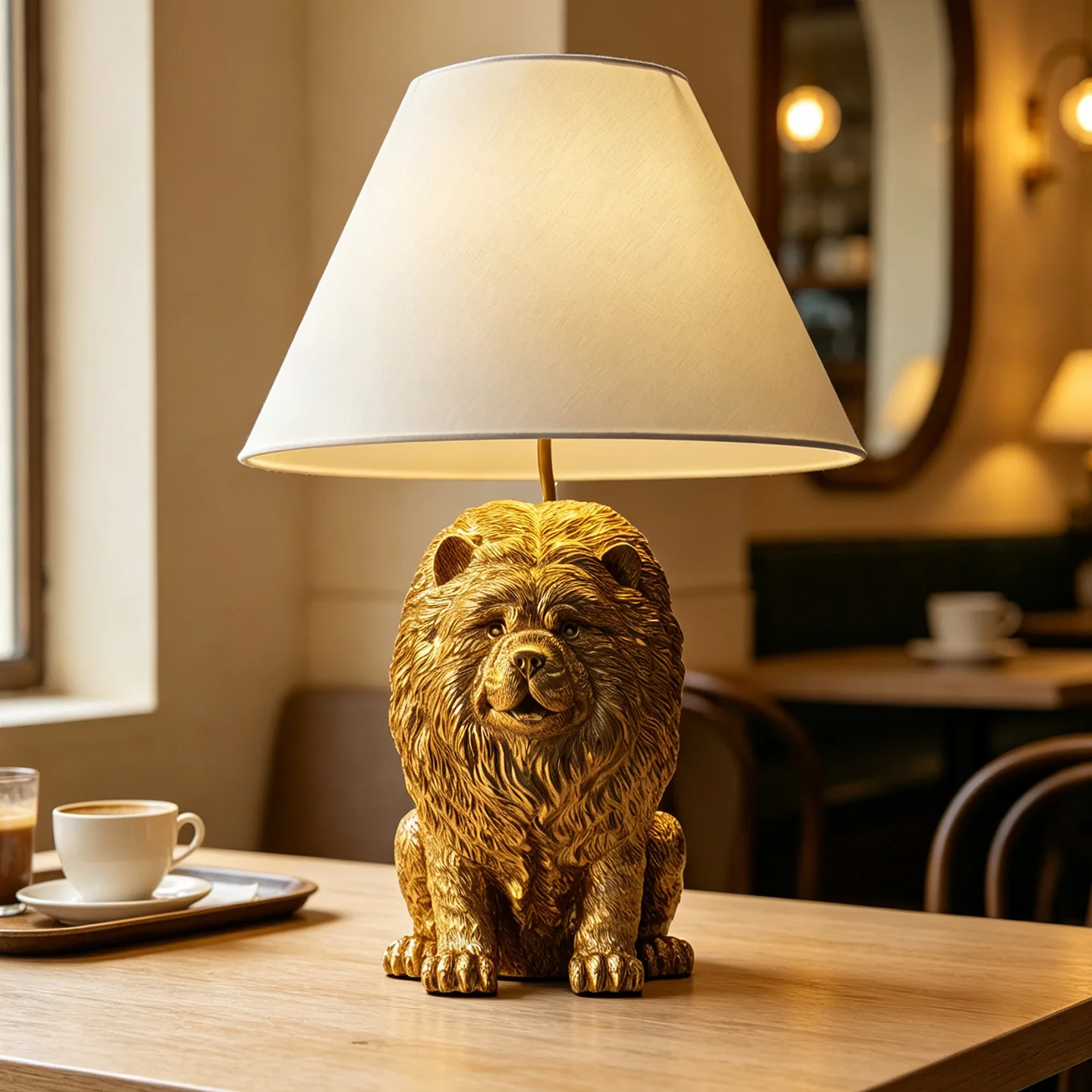 Yaratıcı Chow Chow Hayvan Figü - Room Lighting Bedroom Decor incelemesi ve fiyatı