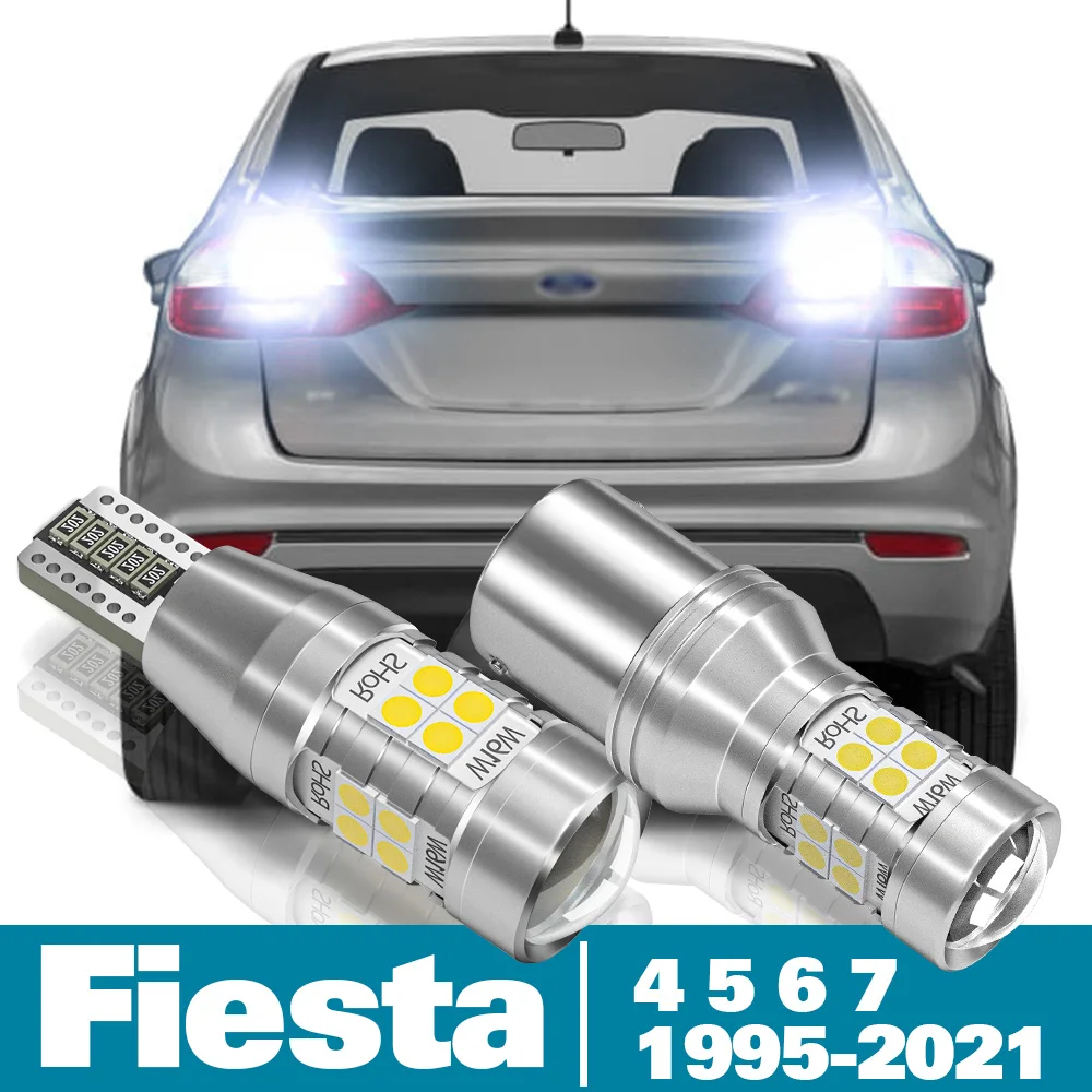 

2pcs LED Reverse Light For Ford Fiesta 4 5 6 7 Accessories 1995-2021 2013 2014 2015 2016 2017 2018 2019 2020 Backup Back up Lamp