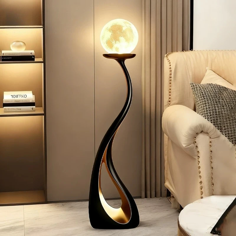 Creative Abstract Statues Large Floor Lamp Living Room TV Cabinet Sofa Side Art Decor Light Luxury Home Decor Housewarming Gifts