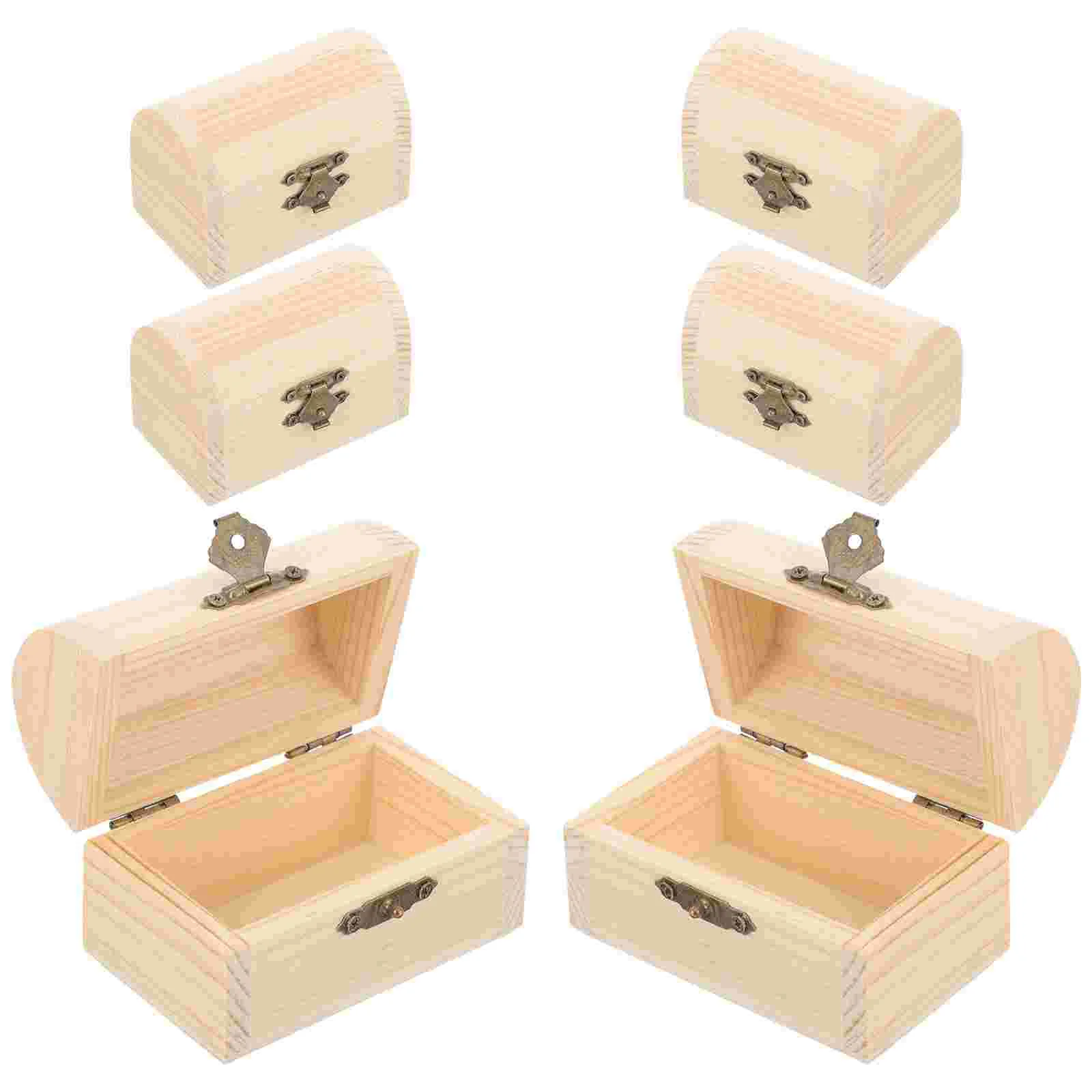 

12 X82CM Jewelry Storage Arched Lock Case Medium and Decor Wood Bamboo