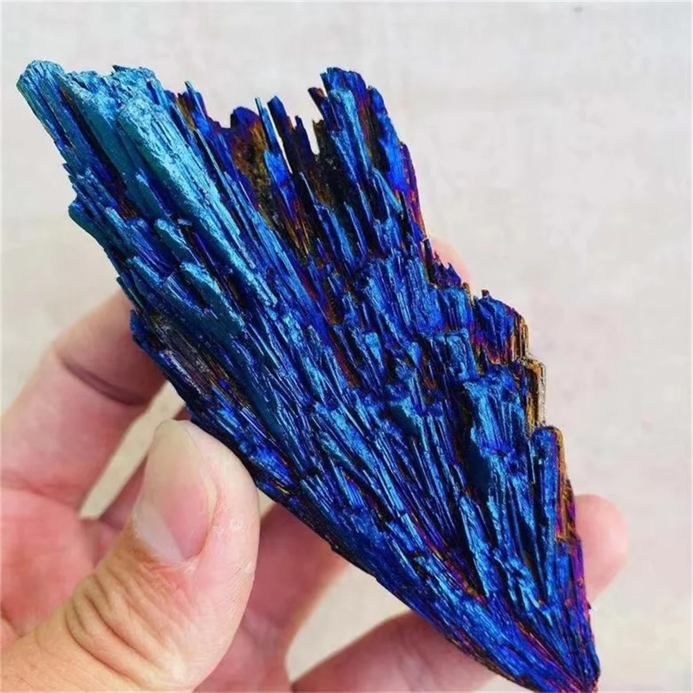 Heißer Verkauf natürliche Elektro platte schwarzer Turmalin Quarz Minerals tein Heilung blaue Aura Turmalin Stein für Ornament