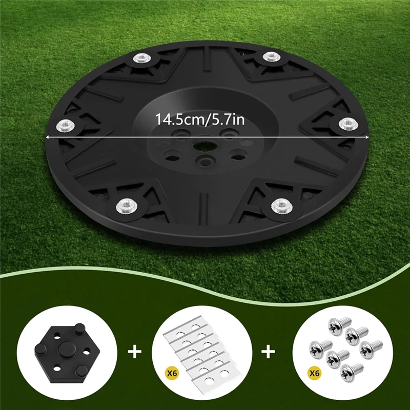 A25F-모어 로봇 교체 블레이드 디스크 6개-Worx Landroid M700 M500 WR167E WR141E용