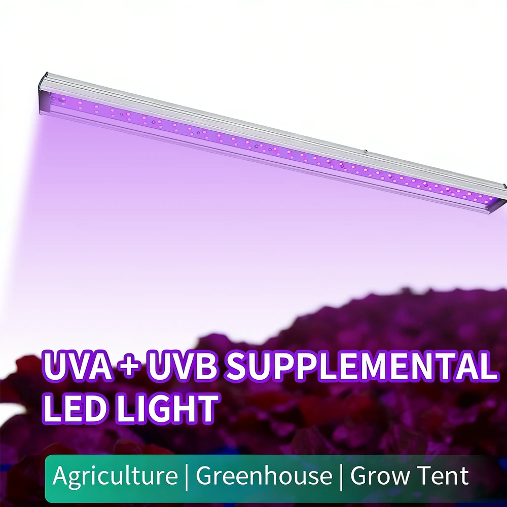 

LED Grow Light Bar 30W UVA/UVB Spectrum Plants Bloom Supplemental Light Growth Lamp For indoor Flowering/Veg IP65 waterproof