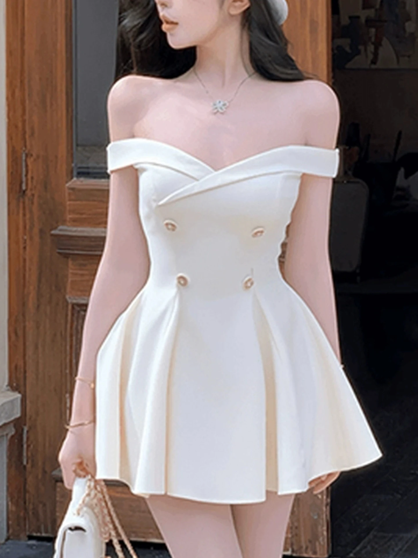 

XZY Sexy Slimming Princ ort Dr Women's plus Size One oulder Waist Cinched Summer Dr Commute Sle High Waist A-L...