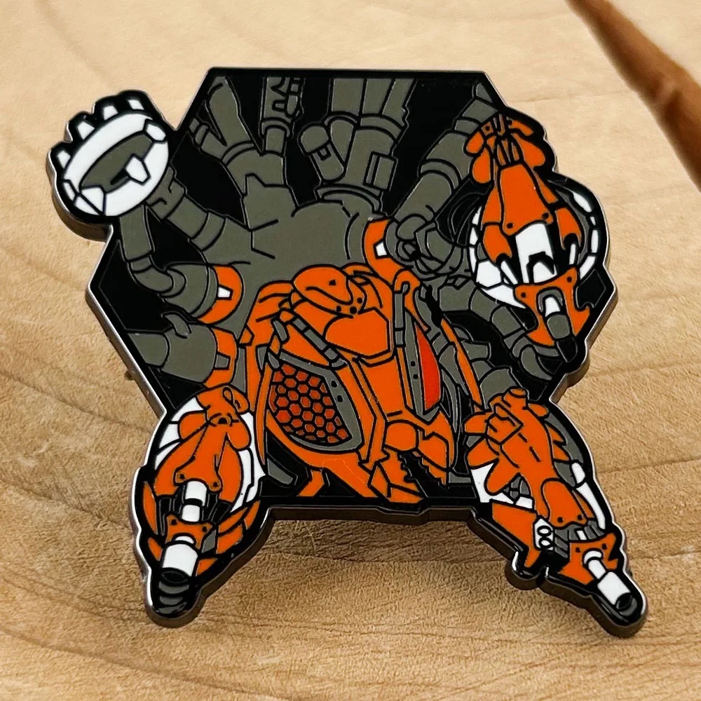 Dodonpachi Dai Ou Jou Tribute Hard Enamel Pin Boss Kouryuu Badge Classic Arcade Shooter Peripheral Game Lovers Collect Gift Souv