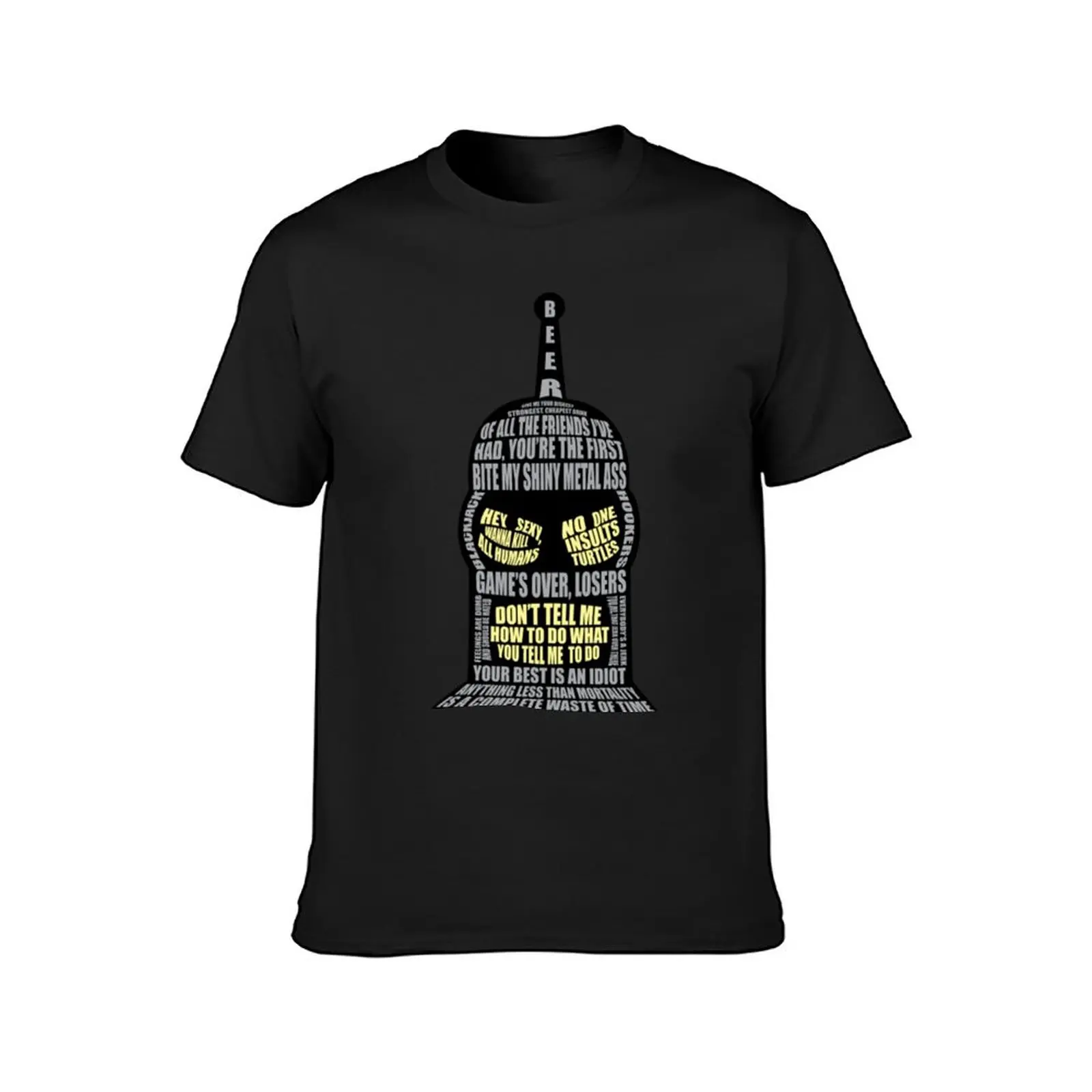 Bender quotes T-Shirt tees Blouse plus size tops blacks mens t shirt