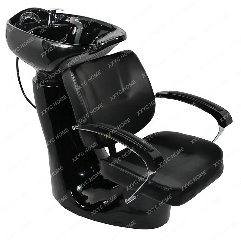 

Y Sitting Hair-Washing Chair Salon Shampoo Bed Flushing Barber Shop for Hair Salon Shampoo Basin