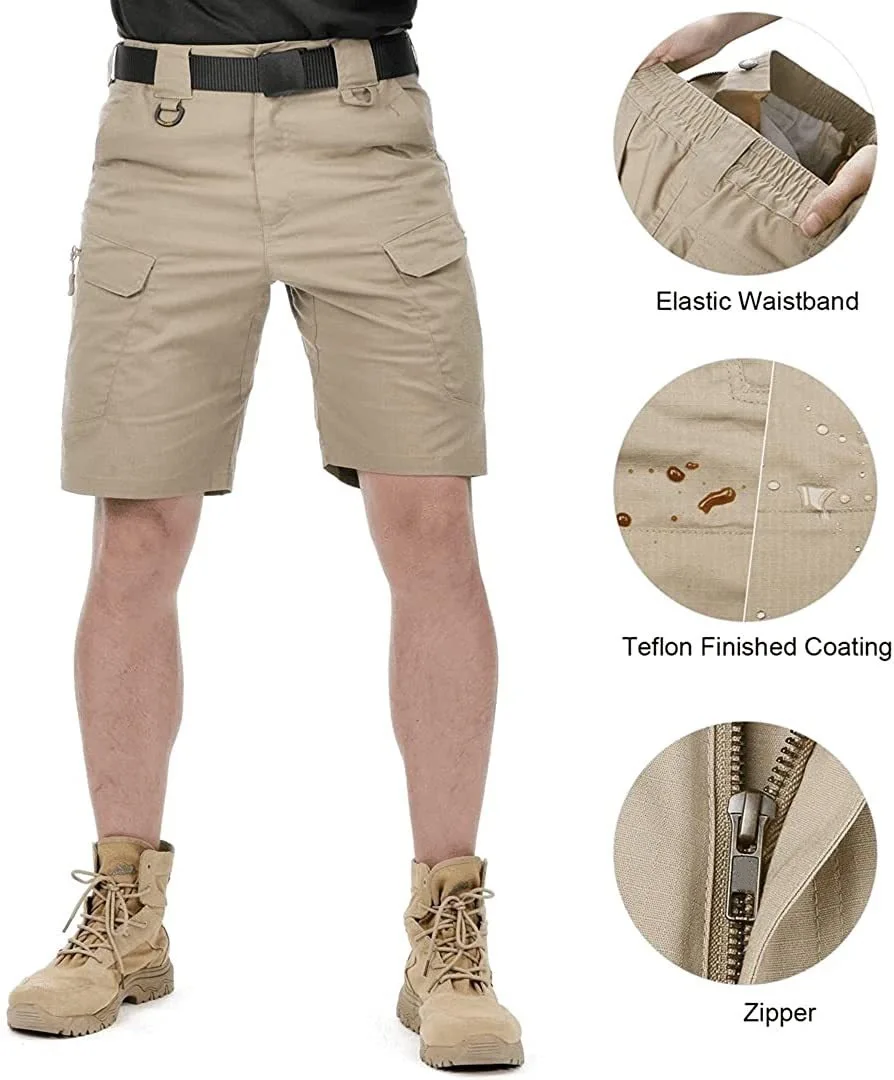 Shorts Männer Urban Military Wasserdichte Cargo Taktische Shorts Männlich Outdoor Camo Atmungsaktiv Schnell Trocknend Hosen Sommer Casual Shorts y2k