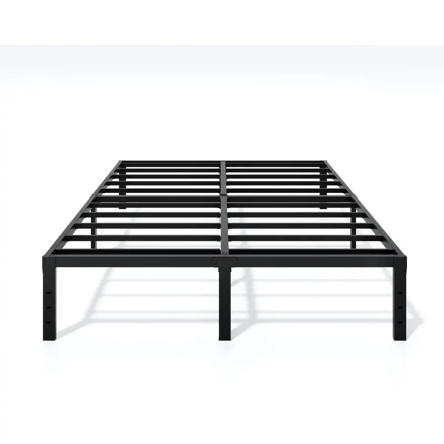 

Прочная кровать-платформа размера Queen (79.5"L x 59.6"W x 14"H), 14 дюймов, не требует пружинного блока, бесшумная, простая сборка.