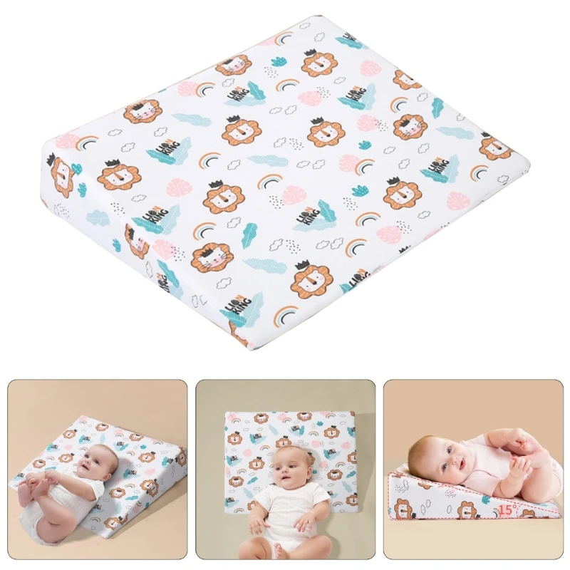 

Baby Anti Pillow Adjustable Height Newborns Pillow Lovely Pattern Infant Cushions Newborn Sleep Support