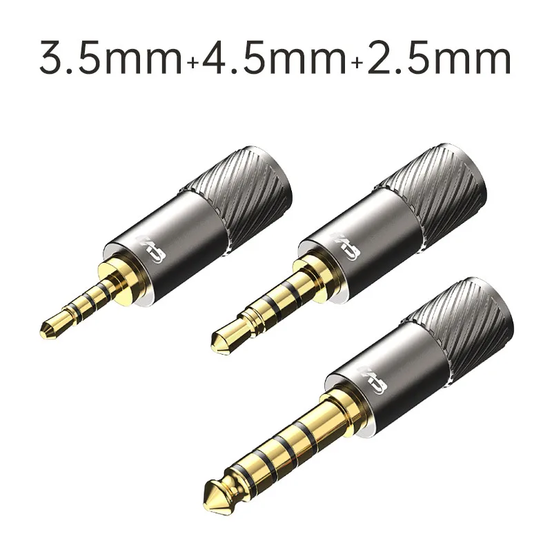 CVJ Typec 2.5mm 3.5mm 4.4mm interchangeable audio plug Earphone Cable Jack Upgrade Detachable Cable Jack For Huawei Xiaomi