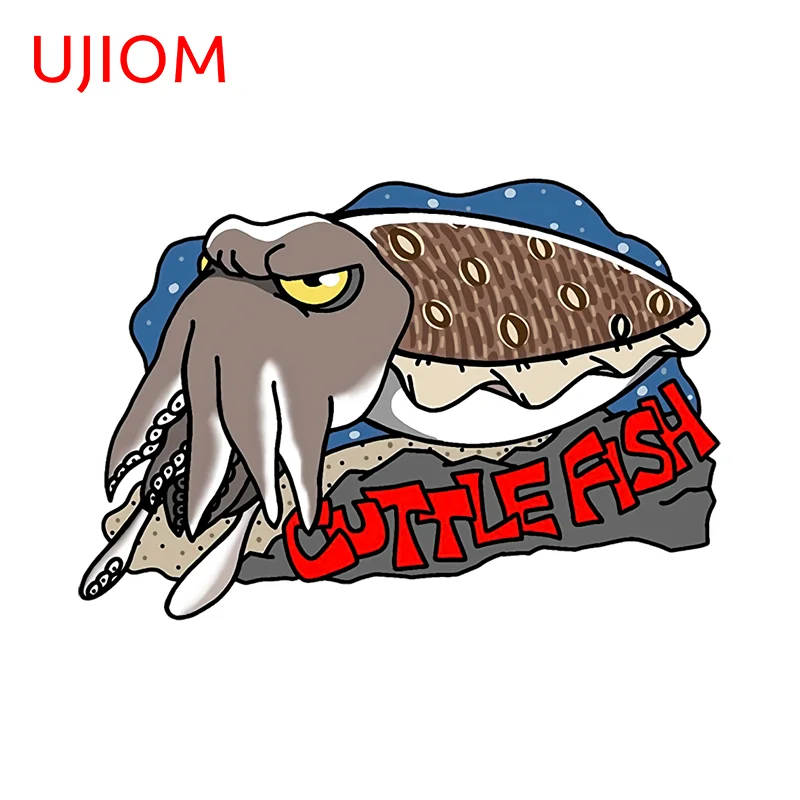 UJIOM Octopus Pulpo Wall Sticker Funny Hot Cartoon Sunscreen Bedroom PVC Decal Attractive Music Room Decoration Accessories