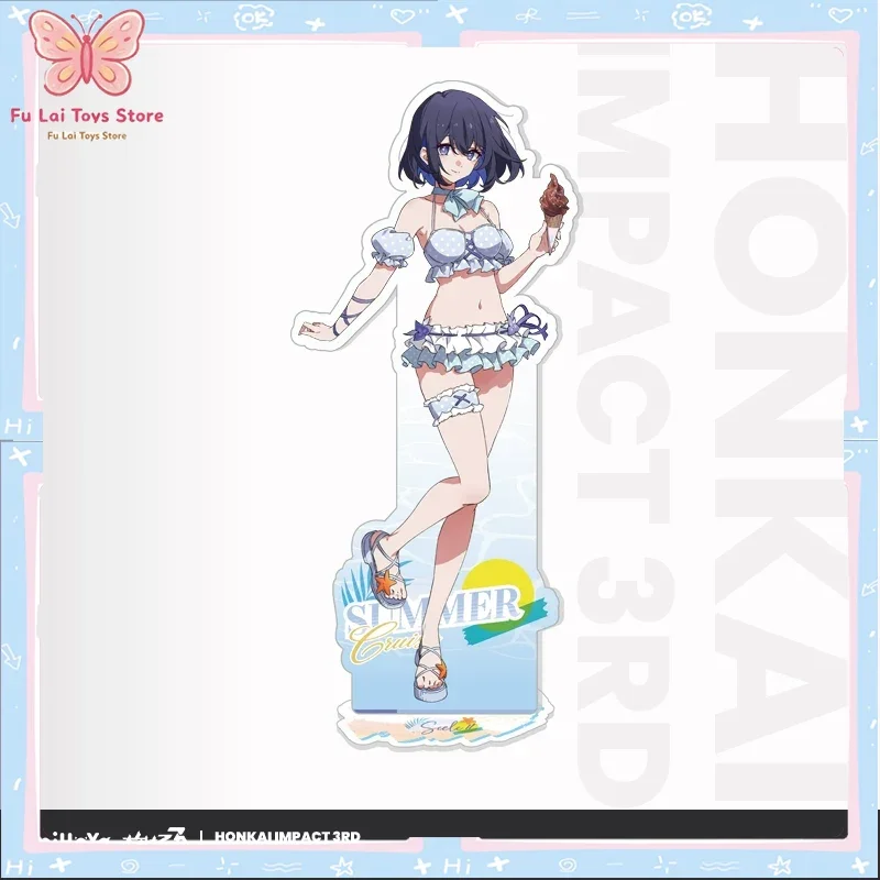 

Genuine Honkai Impact 3rd Youyou Summer Series Wave 6 Acrylic Character Figure Stand Kiana Kaslana Raiden Mei Bronya Pre-order