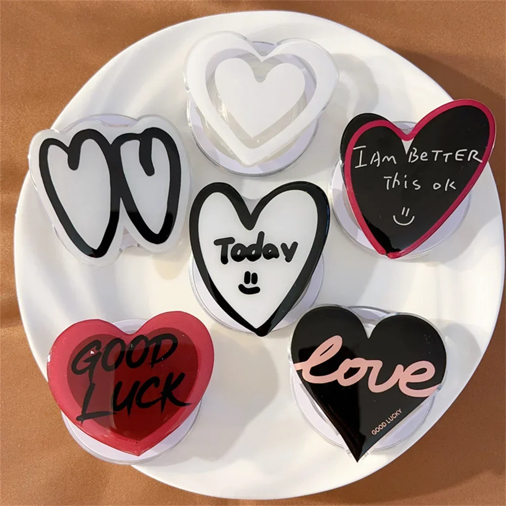 Love Heart Star for Magsafe Magnetic Phone IPhone 16 Foldable Stand, Shipping Does Not Include Photo Accessories