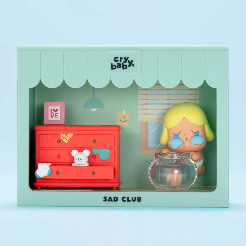 Crybaby Sad Club Series Mystery Box Confirmed Blind Box Collection Action Figures Fashion Toy Cute Doll Creative Gift