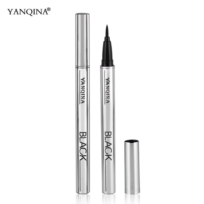 YANQINA Waterproof Makeup Eyeliner Black Liquid Eyeliner Pen Make Up Eye Liner Long-lasting Cosmetics Fast-dry Eyeliners Pencil