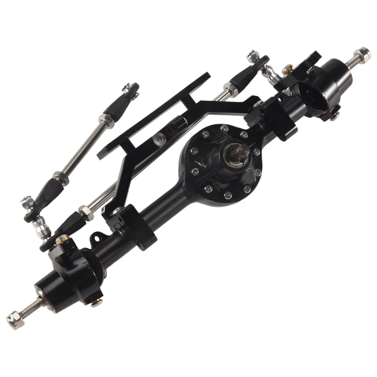 SLQZT CNC Aluminum Alloy D90 Front Rear Axle for 1/10 RC Crawler D90 D110 Gelande II Yota II Axle Upgrade Parts,1