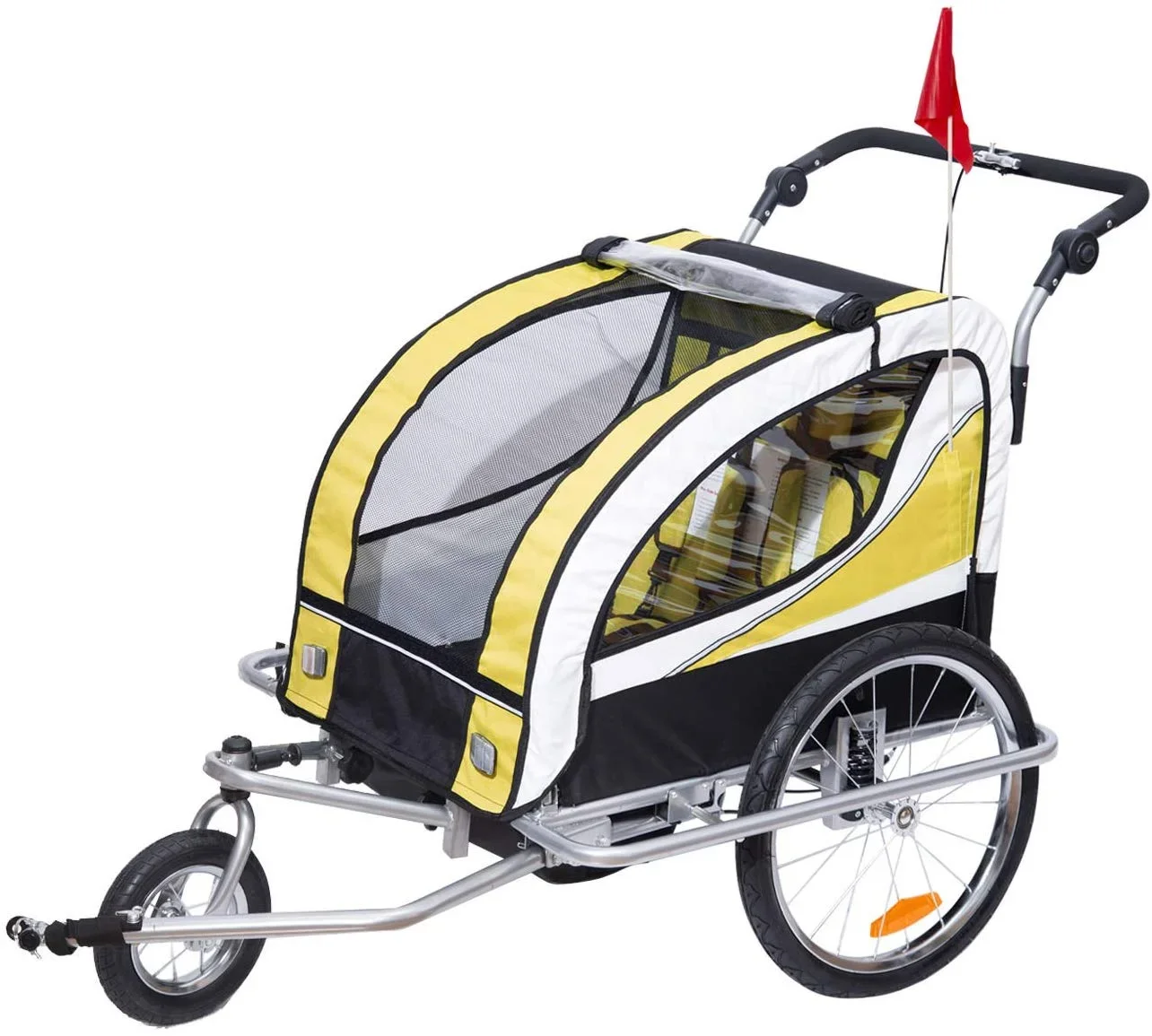 Two Kids Trailers Carts For Bicycle Outgoing