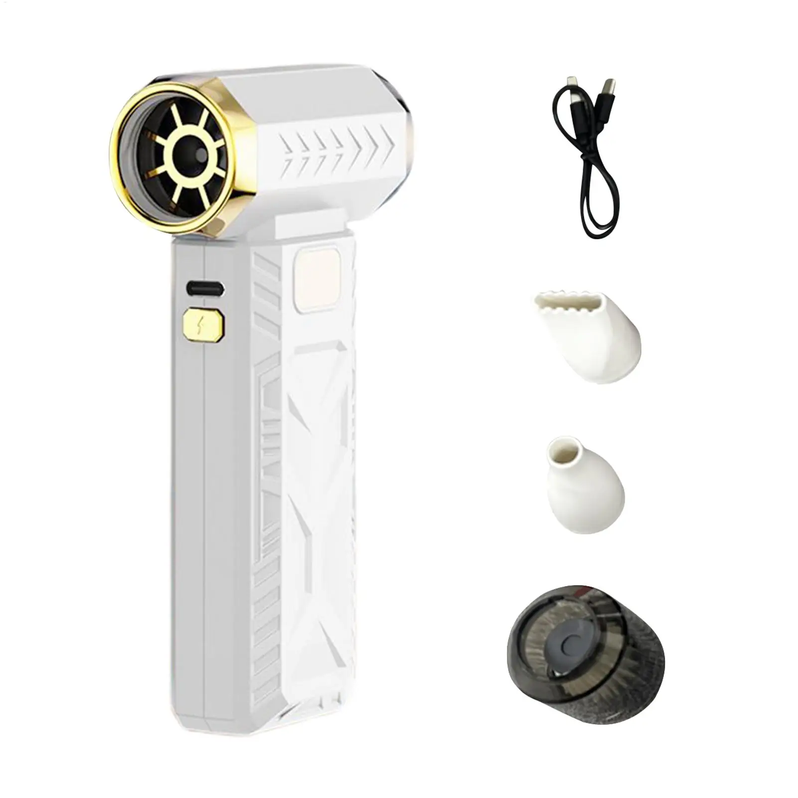 

Беспроводной воздуходув с 3-уровневой регулировкой, беспроводной вентилятор, USB-перезаряжаемый турбинный воздуходув для автомобиля, для компьютерной электроники