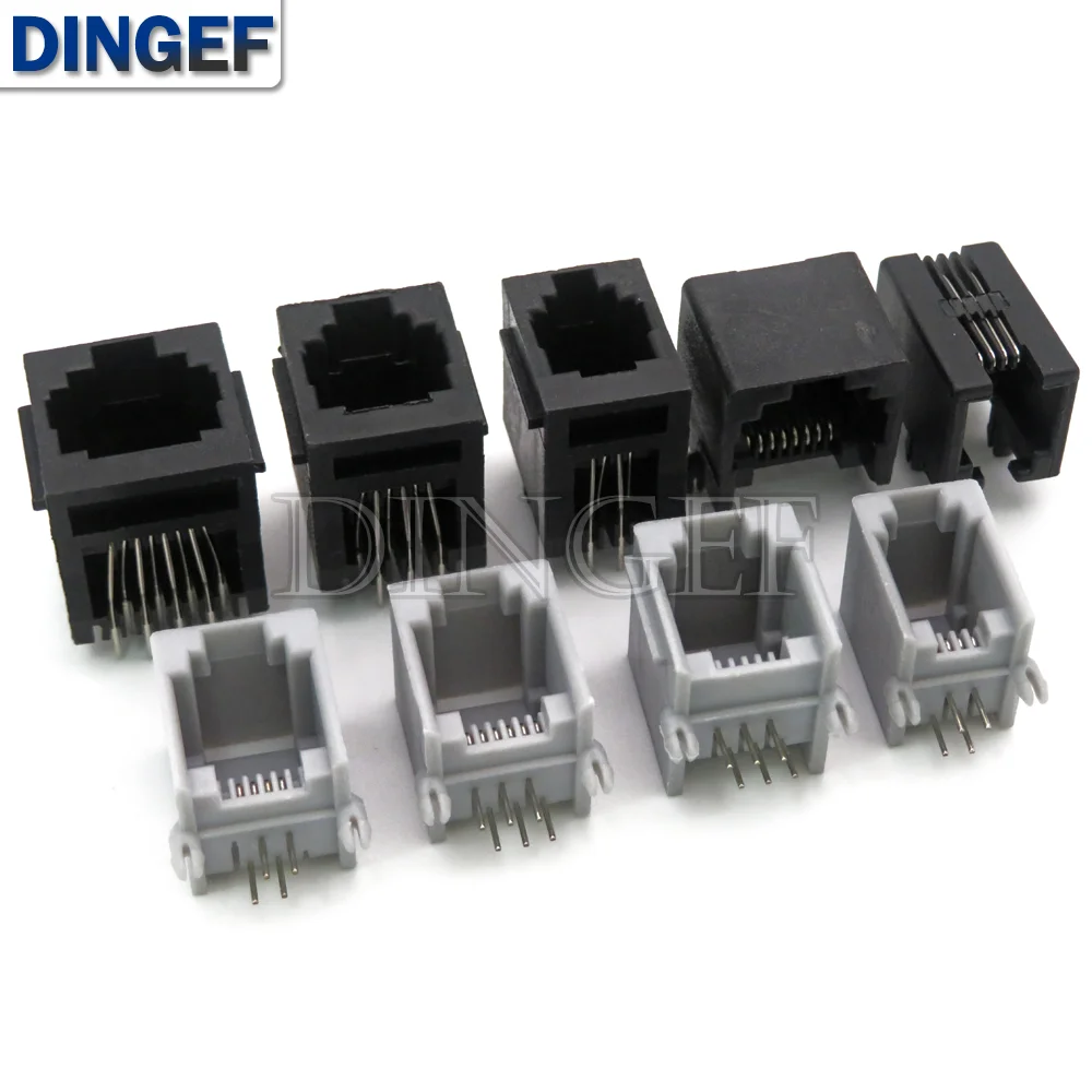 5PCS RJ11 Socket 4P…