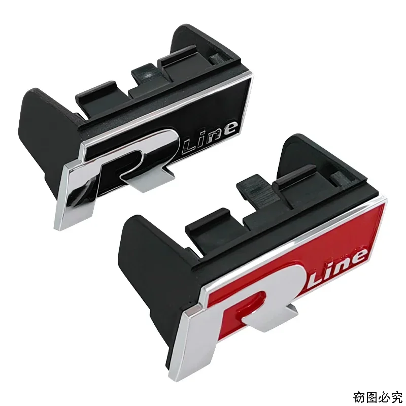 Эмблема на переднюю решетку автомобиля из АБС-пластика для Volkswagen Golf R Rline Tiguan Touareg Polo GTI CC Passat R36 Scirocco, автоаксессуары