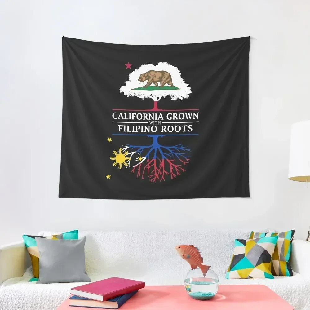 

California Grown with Filipino Roots Tapestry Decoration Pictures Room Wall Things To The Room Room Aesthetic Tapestry