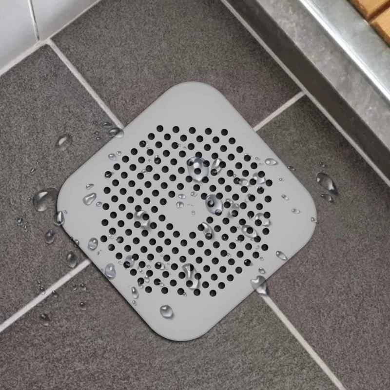 مصفاة تصريف - تمنع انسداد الأحواض أثناء عطلة الطبخ وزراعات الضيوف - سهلة التركيب لصائد الشعر مع حاجز الرائحة