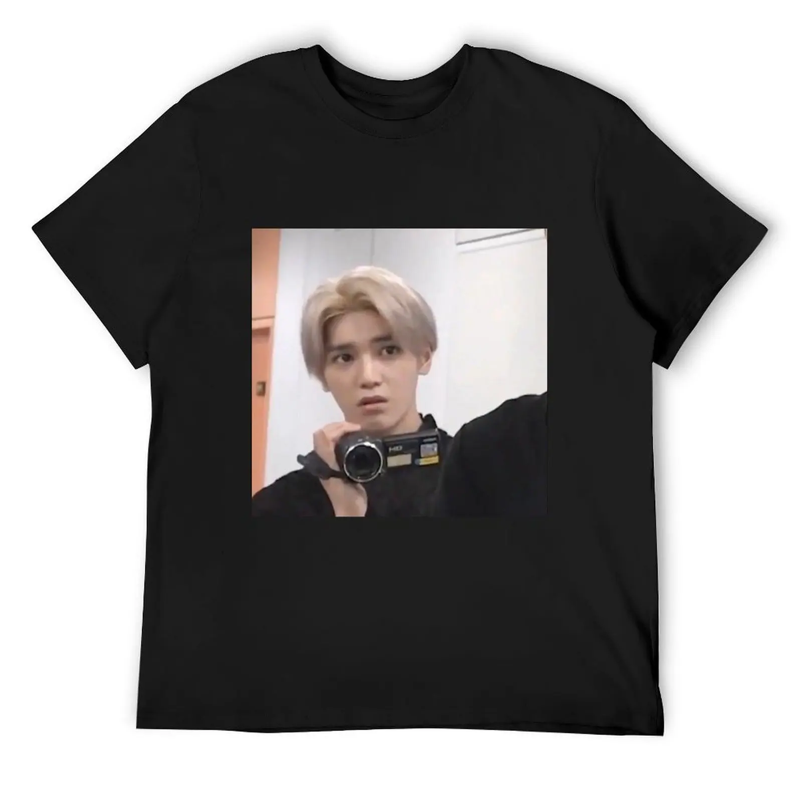 taeyong caught in 4k meme T-Shirt vintage anime shirt summer tops clothing for men