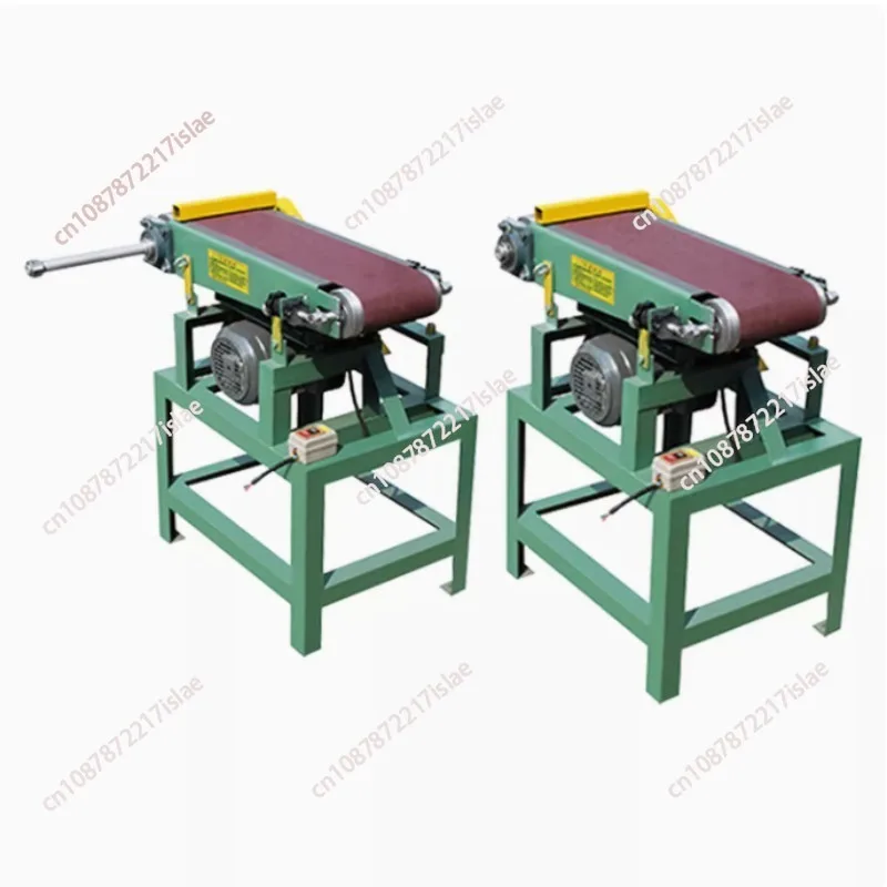 

1524 Vertical and Horizontal Desktop Belt Machine, Wooden Plate, Metal, Stainless Steel, Polishing, Air Drum Grinding Machine