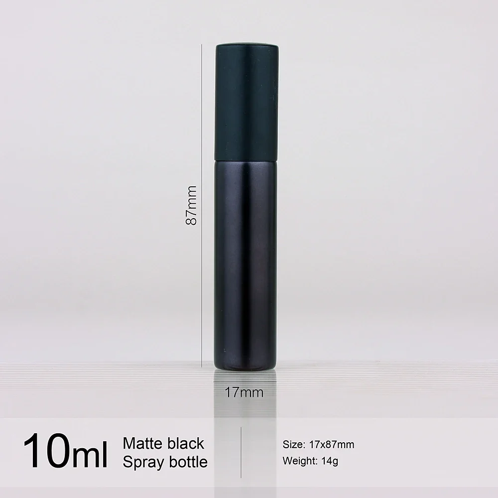 10ml Perfume Bottle Matte Black Spray Bottle Empty Glass Perfume Bottle Atomizer，30/50/100Pcs Soap dispensers Soap holder