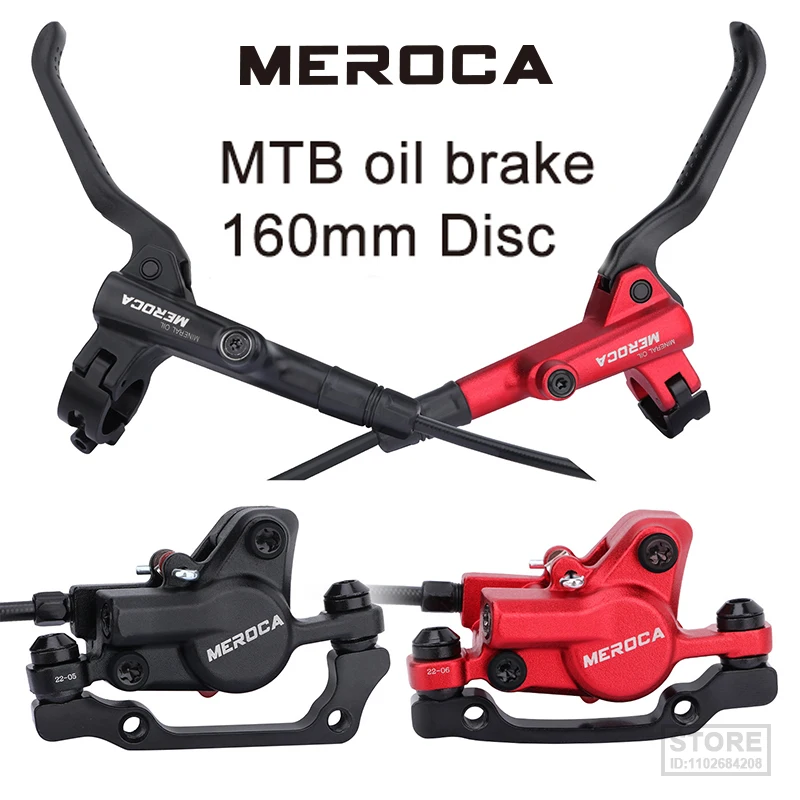 MEROCA  BR BL M800 Bicycle Brake  MTB  Hydraulic 160mm Disc  800/1400mm Mountain Clamp Oil s Bike Parts Cyclingg