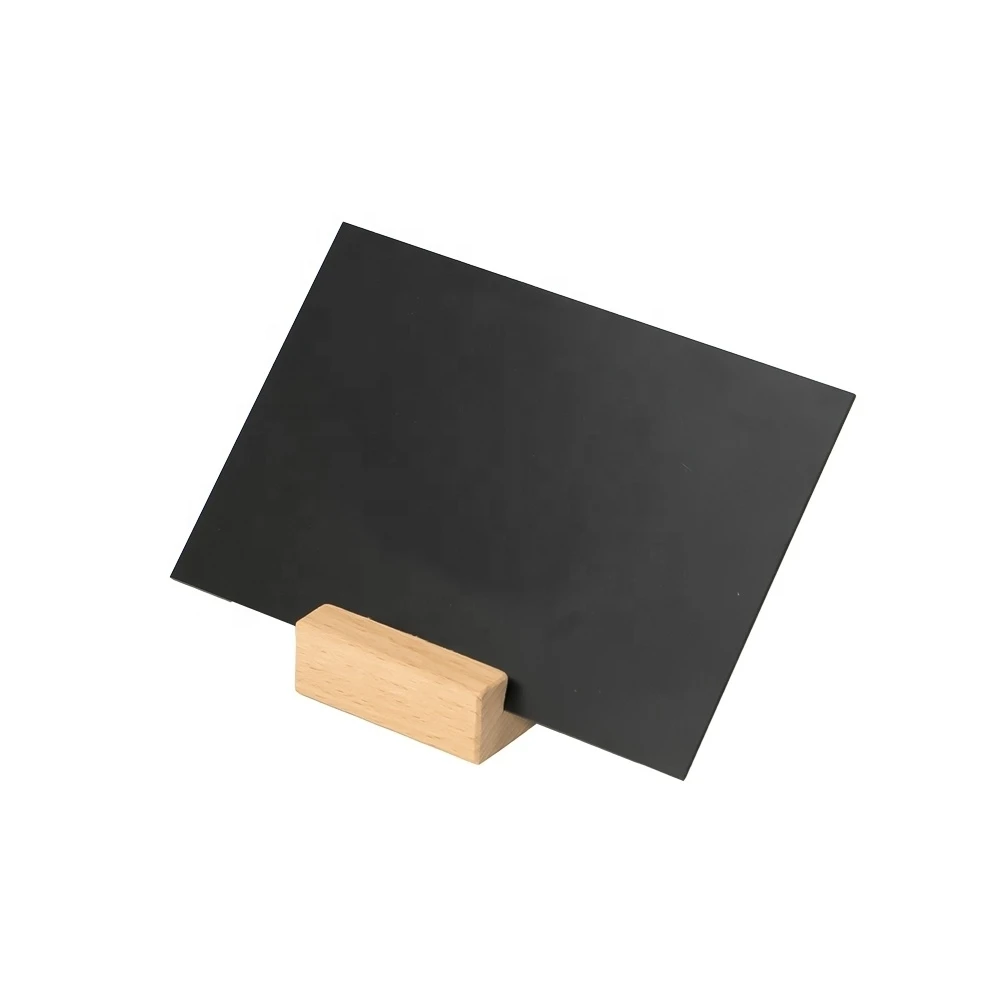 10*15cm Plastic Black Cardboard Pvc Chalkboard Sign Rack Store Promotion Sign Stand Price Display Pop Label Billboard