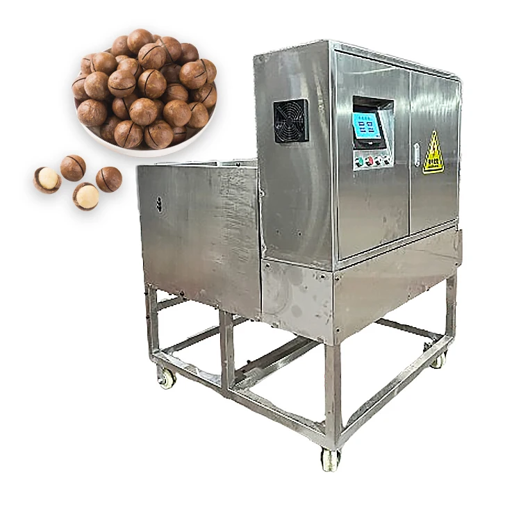 Macadamia Nut Commercial Shelling Machine Electric Customized Shell Cracking Breaking Equipment For Factory Farm