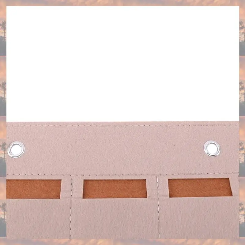 

2025 Trend 10X Glasses Organizer Storage Hanging Bag Sunglasses Eyeglasses Display Organizer 15 Slot Eyewear Holder Beige+Brown