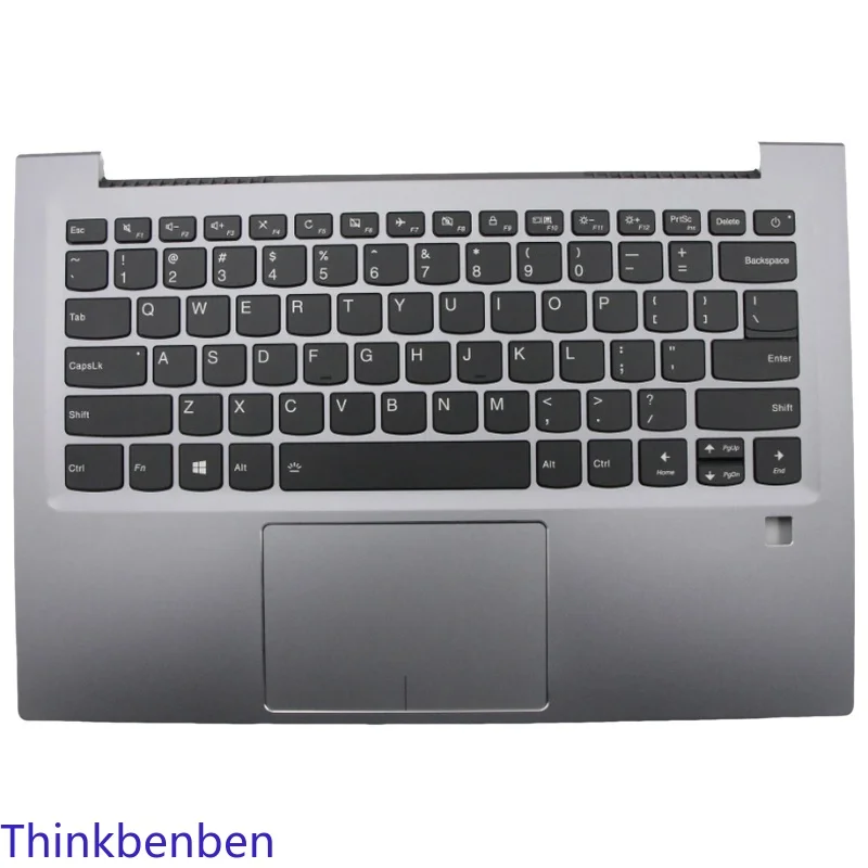 

US English Grey Keyboard Upper Case Palmrest Shell Cover For Lenovo V720 14 5CB0N87329