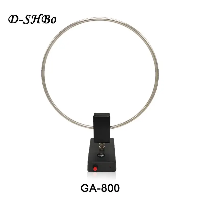 

GA-800 Active Loop Antenna Shortwave Antenna 10KHz-159MHz HF Antenna FM AM VHF with Portable Design for Radios + battery